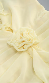 3D FLOWER MESH IRREGULAR MINI DRESS STYLE OF CB