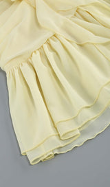 3D FLOWER MESH IRREGULAR MINI DRESS STYLE OF CB