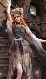 BUTTERFLY LACE LONG SLEEVE TOP sis label