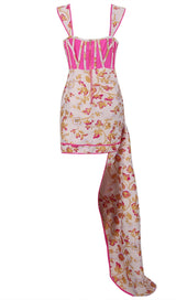 FLORAL JACQUARD MINI DRESS Dresses styleofcb