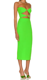 CUT OUT STRAPLESS MIDI DRESS Dresses styleofcb