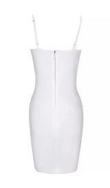 BANDAGE LACE STRAPPY MINI DRESS IN WHITE styleofcb