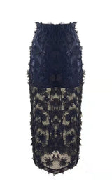 BLACK LACE BEACH SKIRT Swimwear Oh CICI BEACH SKIRT BLACK S