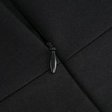 STRAPLESS FEATHER MINI DRESS IN BLACK styleofcb