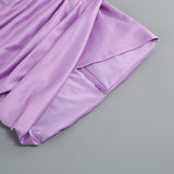 CORSET SATIN MINI DRESS IN PURPLE Bandage Dresses styleofcb