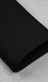 BANDAGE SEXY HALTER HOLLOW SKINNY SLIM MIDI DRESS IN BLACK styleofcb