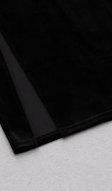 OFF THE SHOULDER MIDI DRESS IN BLACK Dresses styleofcb