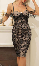 BANDAGE BACKLESS LACE MIDI DRESS Dresses styleofcb