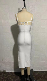 BANDAGE MAXI DRESS IN WHITE Dresses styleofcb