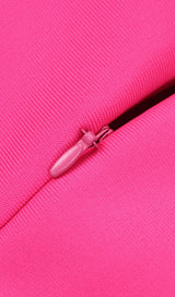 CUT OUT STRAP MINI DRESS IN PINK styleofcb