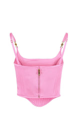 SATIN CORSET STYLE TOP styleofcb