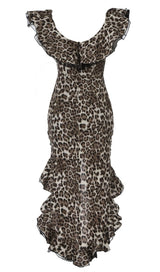 LEOPARD STRAPLESS MINI DRESS DRESSES styleofcb