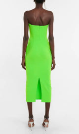 CUT OUT STRAPLESS MIDI DRESS Dresses styleofcb