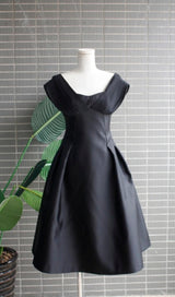 V NECK SLINKY MIDI DRESS styleofcb