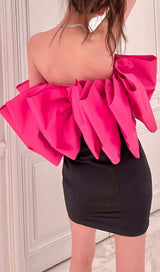 SEXY BOWKNOT STRAPLESS MINI DRESS styleofcb