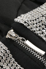 CRYSTAL MAXI DRESS IN BLACK styleofcb