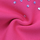 HALTER NECK CRYSTAL BACKLESS JUMPSUITS IN PINK BODYSUITS & JUMPSUITS styleofcb