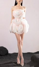 FLOWER BUD RAINBOW MINI DRESS Dresses styleofcb