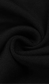 BANDAGE SEXY HALTER HOLLOW SKINNY SLIM MIDI DRESS IN BLACK styleofcb