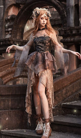 BUTTERFLY LACE LONG SLEEVE TOP sis label