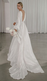 SLIPPERY MAXI DRESS IN WHITE styleofcb