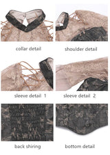 BUTTERFLY LACE LONG SLEEVE TOP sis label