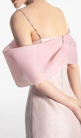 STRAP FISHBONE MINI DRESS IN PINK Dresses styleofcb