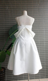 V NECK SLINKY MIDI DRESS styleofcb