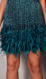 TASSEL FEATHER MINI DRESS Dressers styleofcb