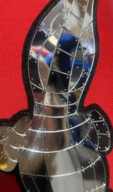 BANDAGE SEQUIN SLEEVELESS PERSONALISED MINI DRESS IN RED styleofcb