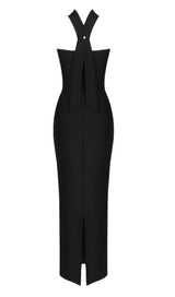STRAPLESS MAXI DRESS IN BLACK Dresses styleofcb