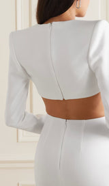 WHITE TWO PIECES BANDAGE SET styleofcb