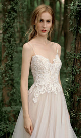 MESH LACE HALTER SIMPLE MORI MAXI DRESS IN WHITE styleofcb