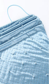 STRAP BODYCON MINI DRESS IN BLUE Dresses styleofcb