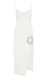 BANDAGE MAXI DRESS IN WHITE Dresses styleofcb