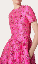 JACQUARD FLORAL MINI DRESS Dresses styleofcb