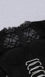 LONG SLEEVES LACE BODYCON MINI DRESS Dresses styleofcb