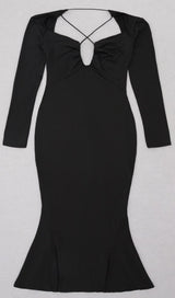PLUS SIZE LONG SLEEVES MIDI DRESS Dresses styleofcb