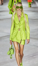 LONG SLEEVES V NECK TWO PIECE SET styleofcb