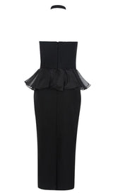 HALTER BANDAGE MIDI DRESS IN BLACK Dresses styleofcb