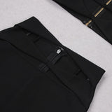 CUTOUT TWO PIECES SUIT IN BLACK styleofcb