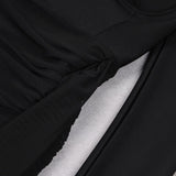 OFF SHOULDER STRAP MINI DRESS IN BLACK styleofcb