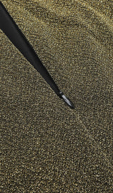 DEEP V DRESS MINI DRESS IN GOLD styleofcb