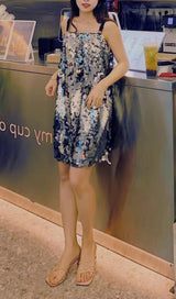 SEQUIN SHINY BANDAGE MINI DRESS Dresses styleofcb