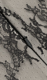 STRAPLESS CORSET MIDI DRESS IN BLACK styleofcb