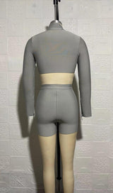 SPORT TWO-PIECE SET IN GREY CLOTH styleofcb