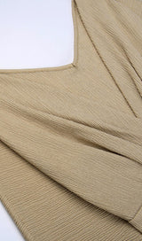 LONG SLEEVES V NECK MINI DRESS Dresses styleofcb