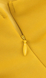 STRAPLESS CORSET MAXI DRESS IN YELLOW Dresses styleofcb