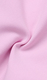 CUT OUT LONG SLEEVE MIDI DRESS IN PINK Dresses styleofcb