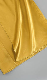 STRAPLESS CORSET MAXI DRESS IN YELLOW Dresses styleofcb